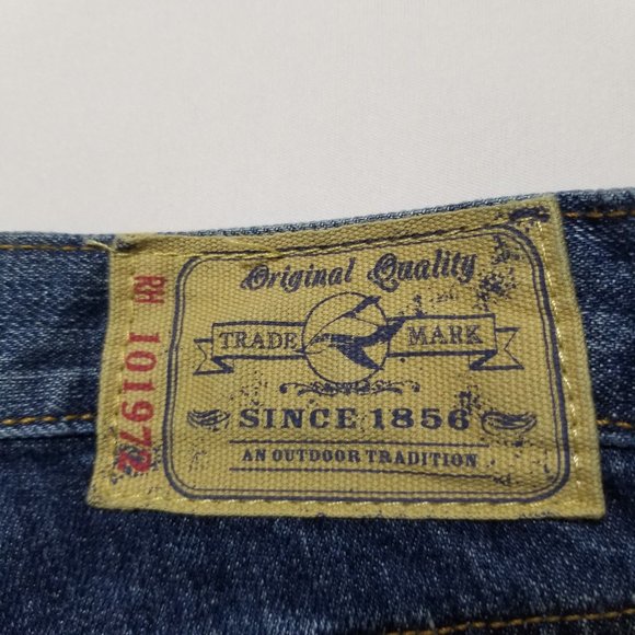 Redhead Men's‎ Jeans Blue Pockets Dark Wash Denim Classic Fit Size 34W X 36L - Picture 5 of 12